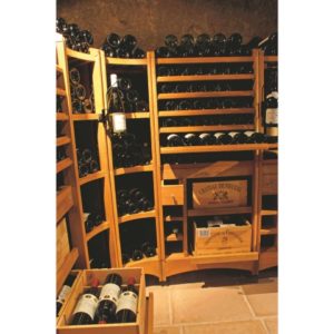 Modulotheque wijnkelder opstelling